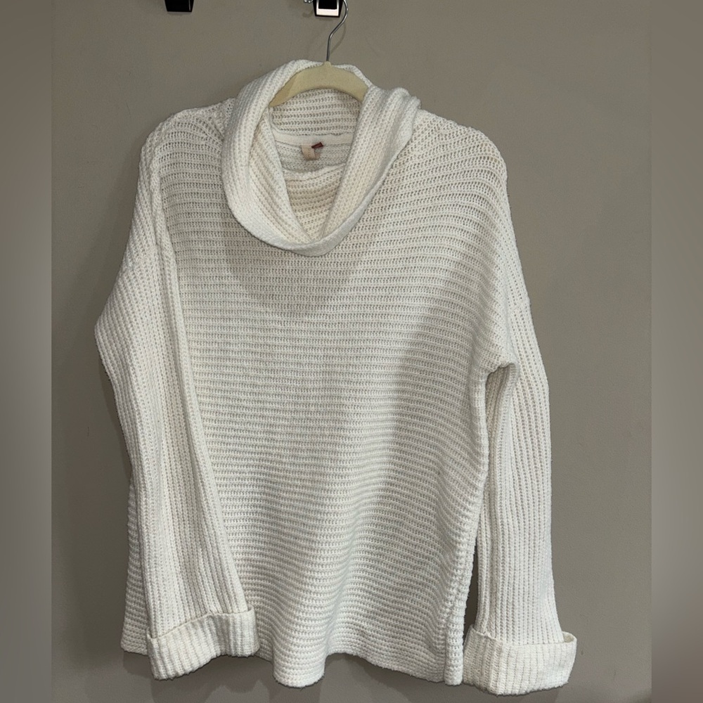 Anthropologie- Oversized, Cowl Neck, Bell Sleeve Sweater
